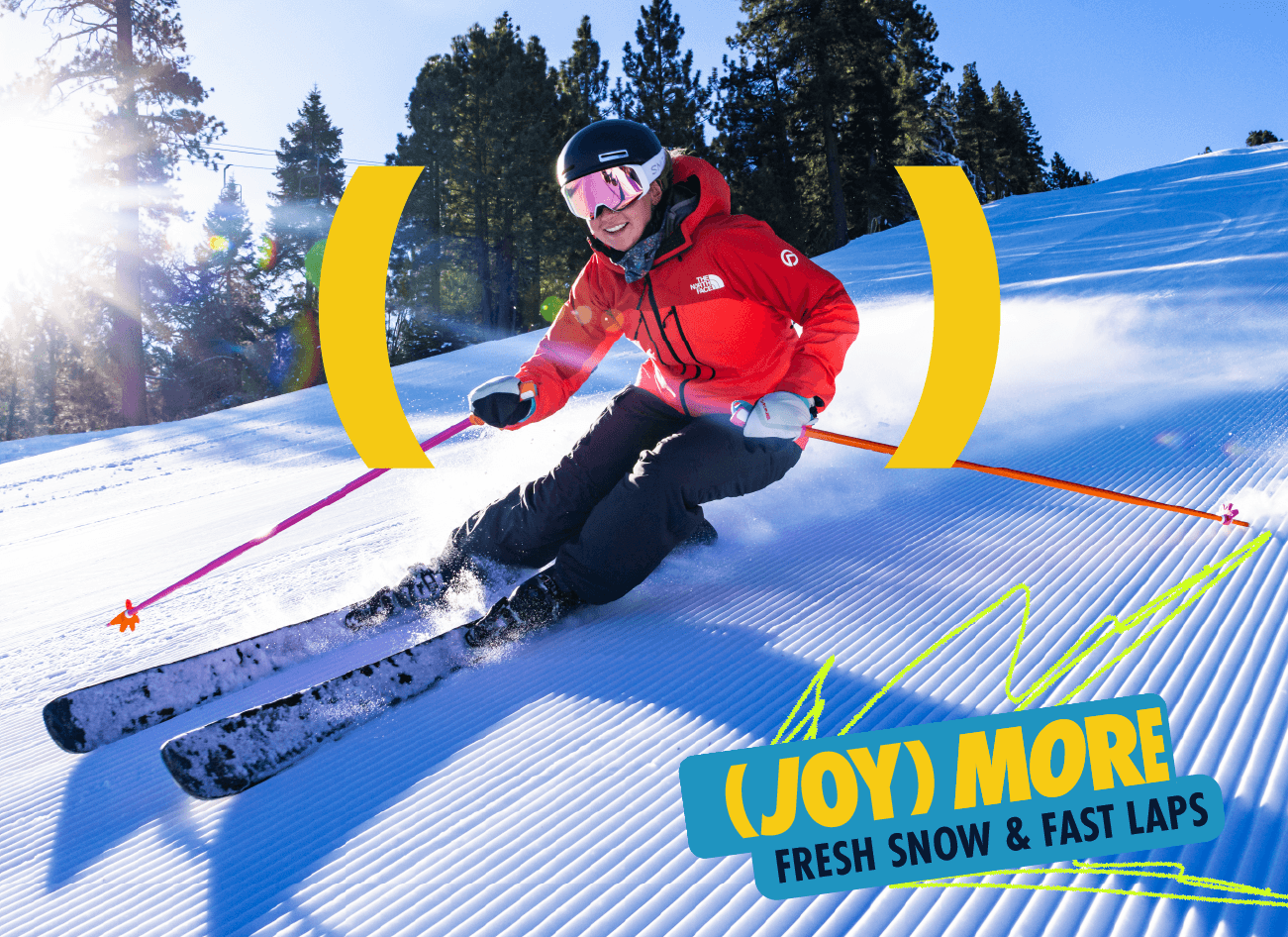 Fresh snow & fast laps